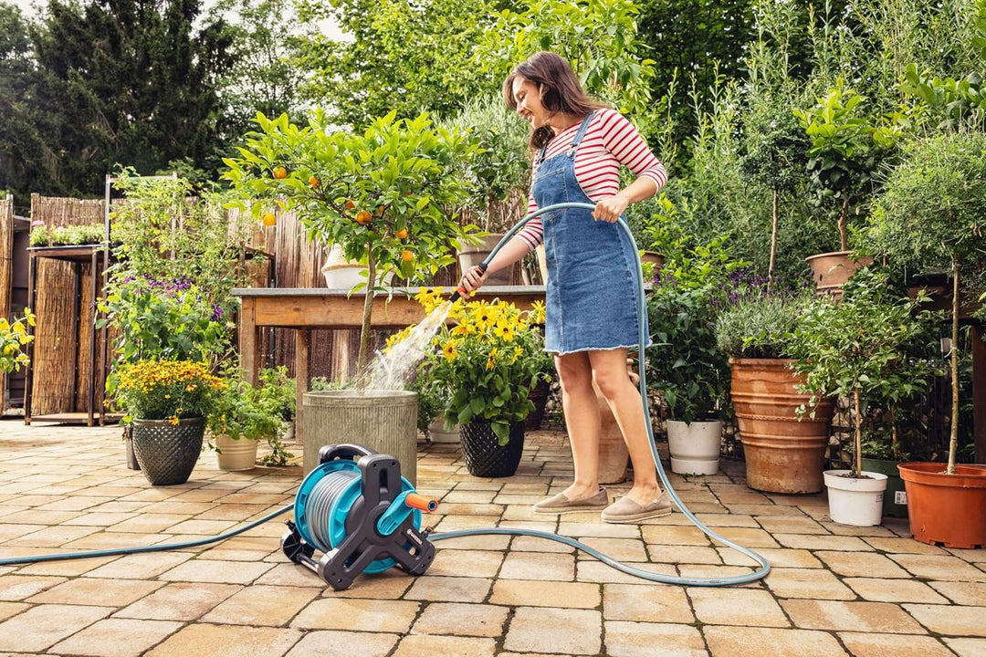 Gardena Classic Schlauch 19 mm (3/4 Zoll), 20 m: Universeller Gartenschlauch aus robustem Kreuzgeweb