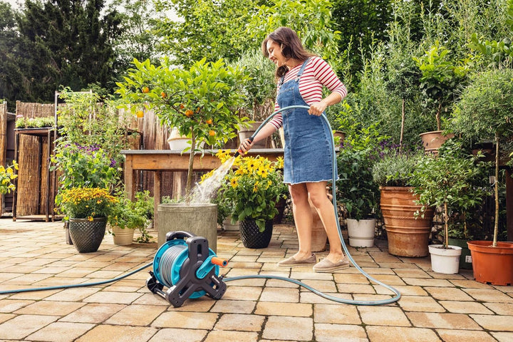 Gardena Classic Schlauch 19 mm (3/4 Zoll), 20 m: Universeller Gartenschlauch aus robustem Kreuzgeweb
