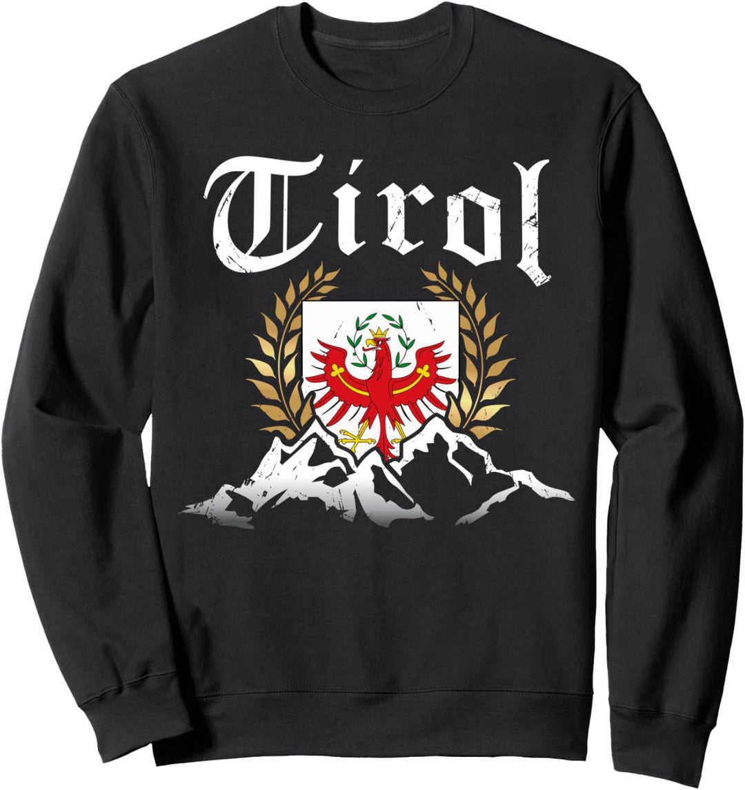 Tirol Berge Tiroler Adler Wappen Heimat Herren Damen Tirol Sweatshirt