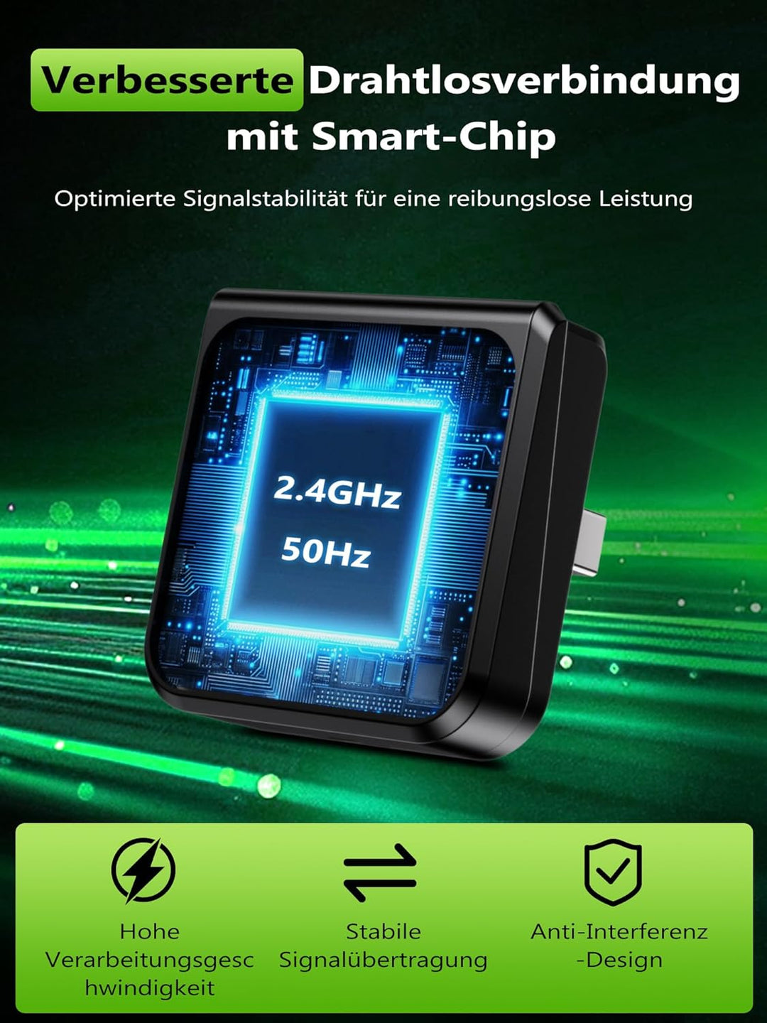 Wireless CarPlay Adapter Für iPhone: Aufgerüsteter Chip CarPlay Wireless Adapter – Mini, Zuverlässig