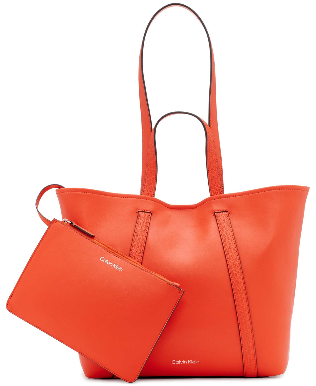 Calvin Klein Damen Denali Novelty 2-in-1 Tragetasche, Einheitsgrösse Feuerorange, Feuerorange