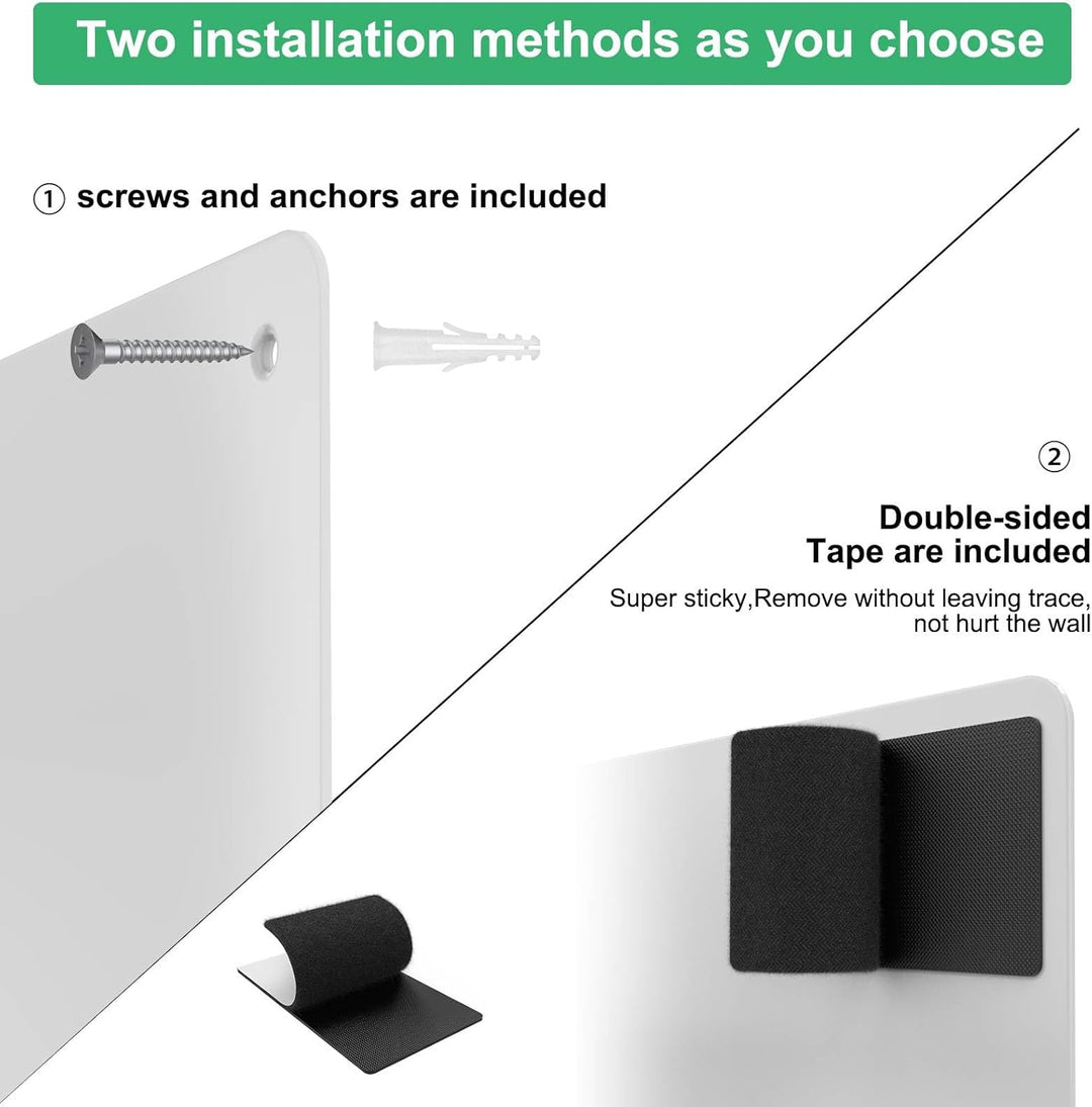 Raweao Magnettafel Magnetboard, Magnetische Metalltafel Wandtafeln, Magnetische Kreidetafel, 30x45x0