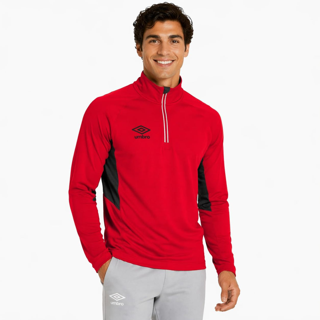 UMBRO Herren Off Field Jacke M Vermillion/Black, M Vermillion/Black