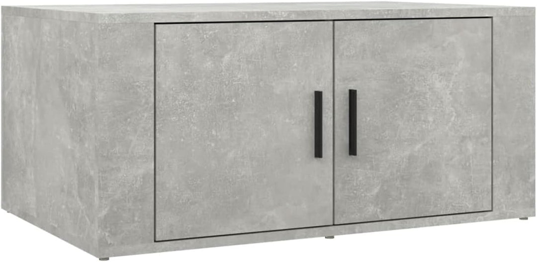 Tidyard Couchtisch Modernes Design Beistelltisch mit 2 Fächer Wohnzimmertisch Kaffeetisch Sofatisch