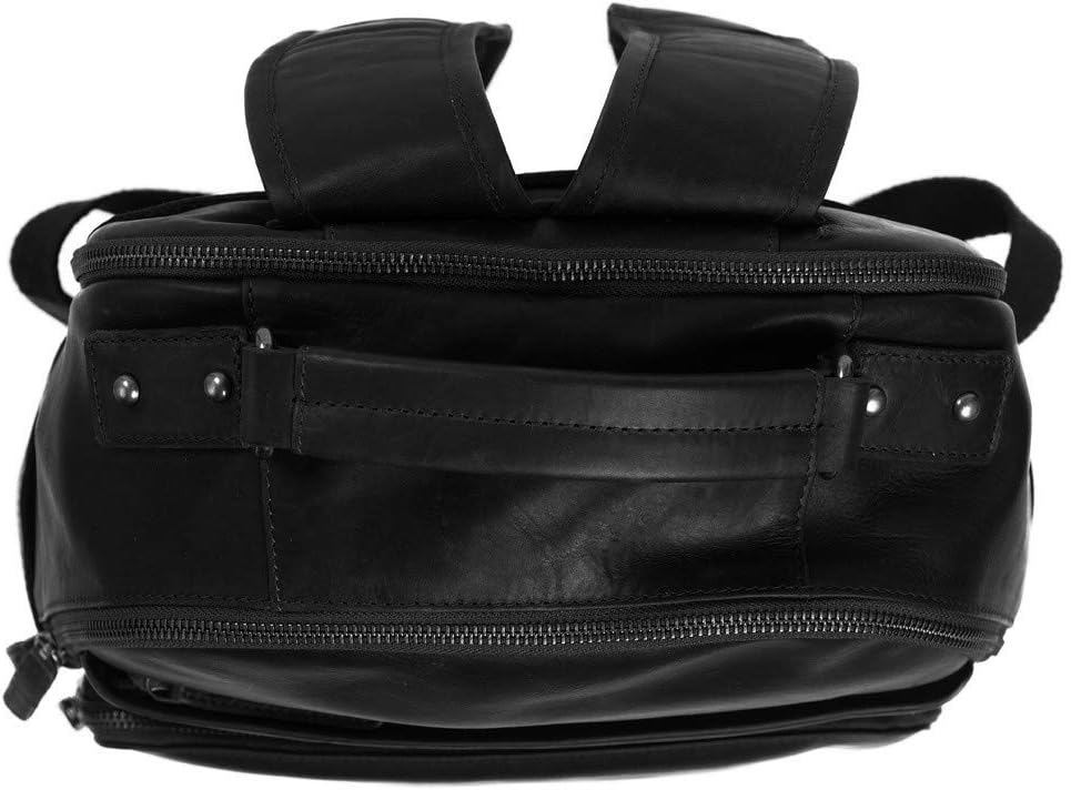 The Chesterfield Brand Austin - Rucksack 14" 39 cm Schwarz, Schwarz