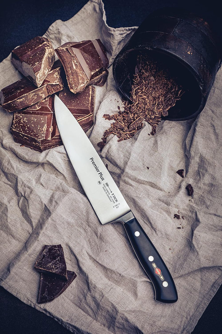 F. DICK Messerset Premier Plus 3-TLG. (Officemesser 12 cm, Kochmesser 21 cm, Tranchiermesser 18 cm,