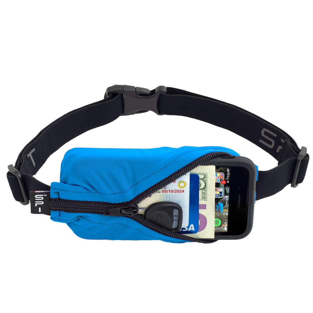 Spibelt Zeibe 03 Bauchtasche Original Pocket Turquoise With Black Zipper, Original Pocket Turquoise