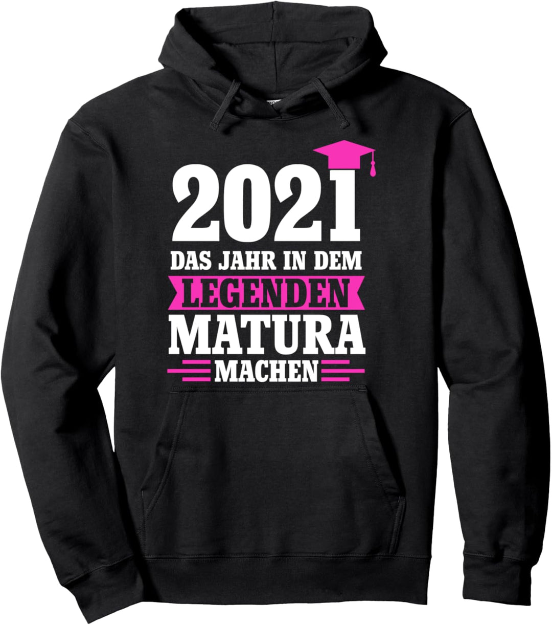 Matura 2021 Gymnasium Abschluss Prüfung Bestanden Frauen Pullover Hoodie