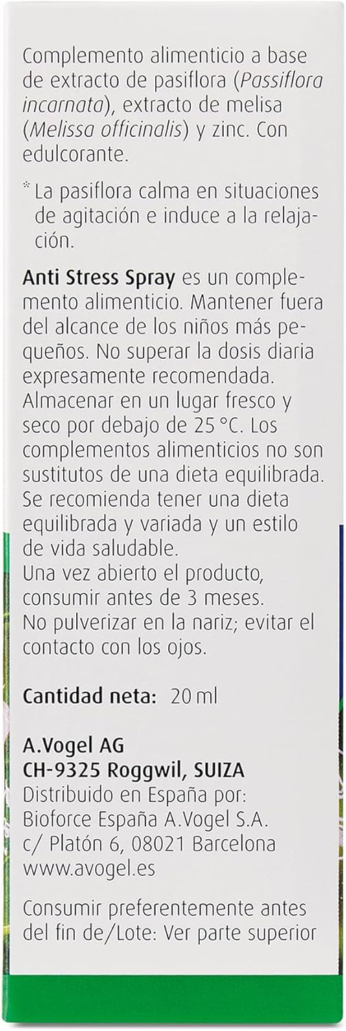 Anti Stress Spray 20 ml A.Vogel