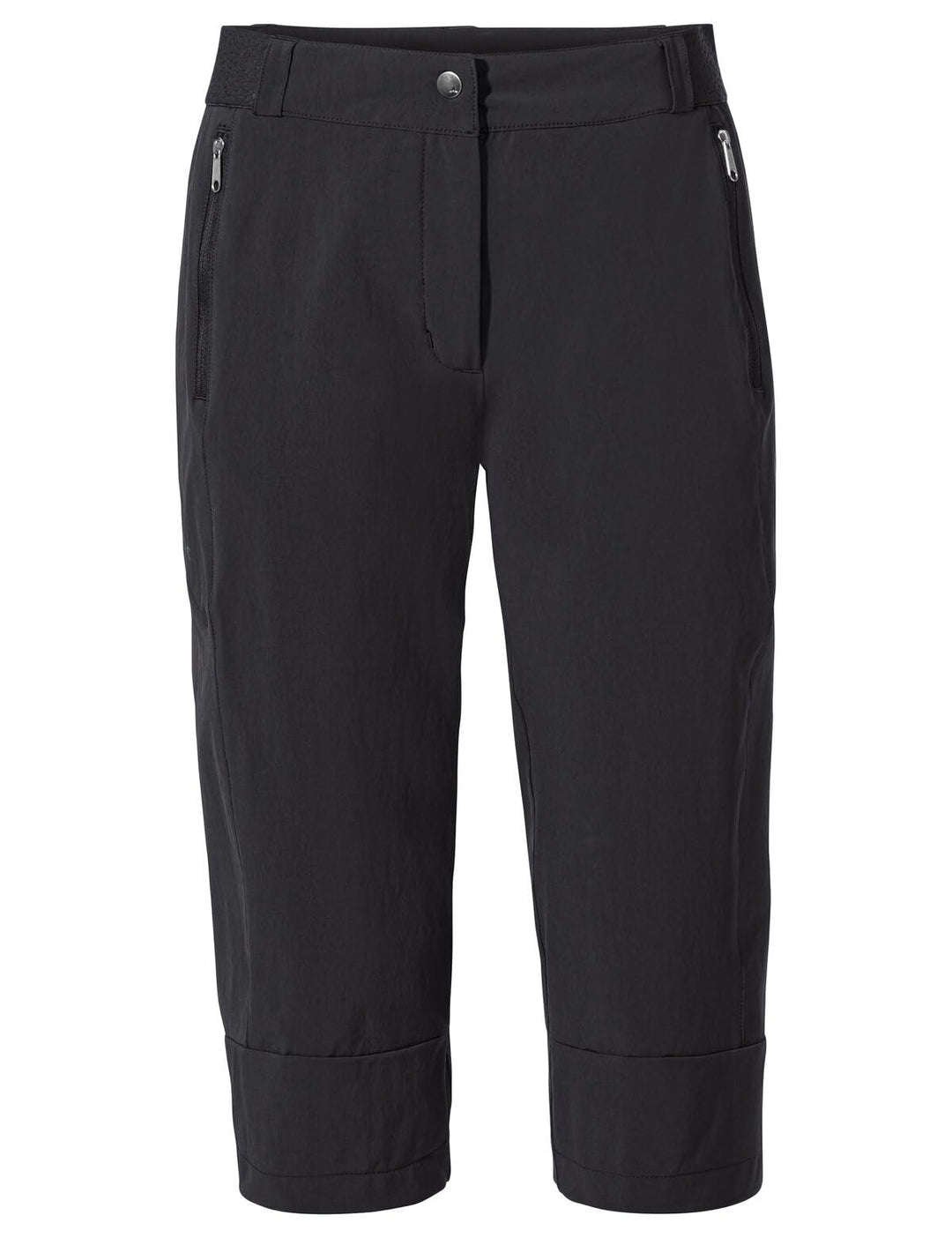 VAUDE Damen Wanderhose WO Farley Stretch Capri III, Dusty 50 Schwarz, 50 Schwarz