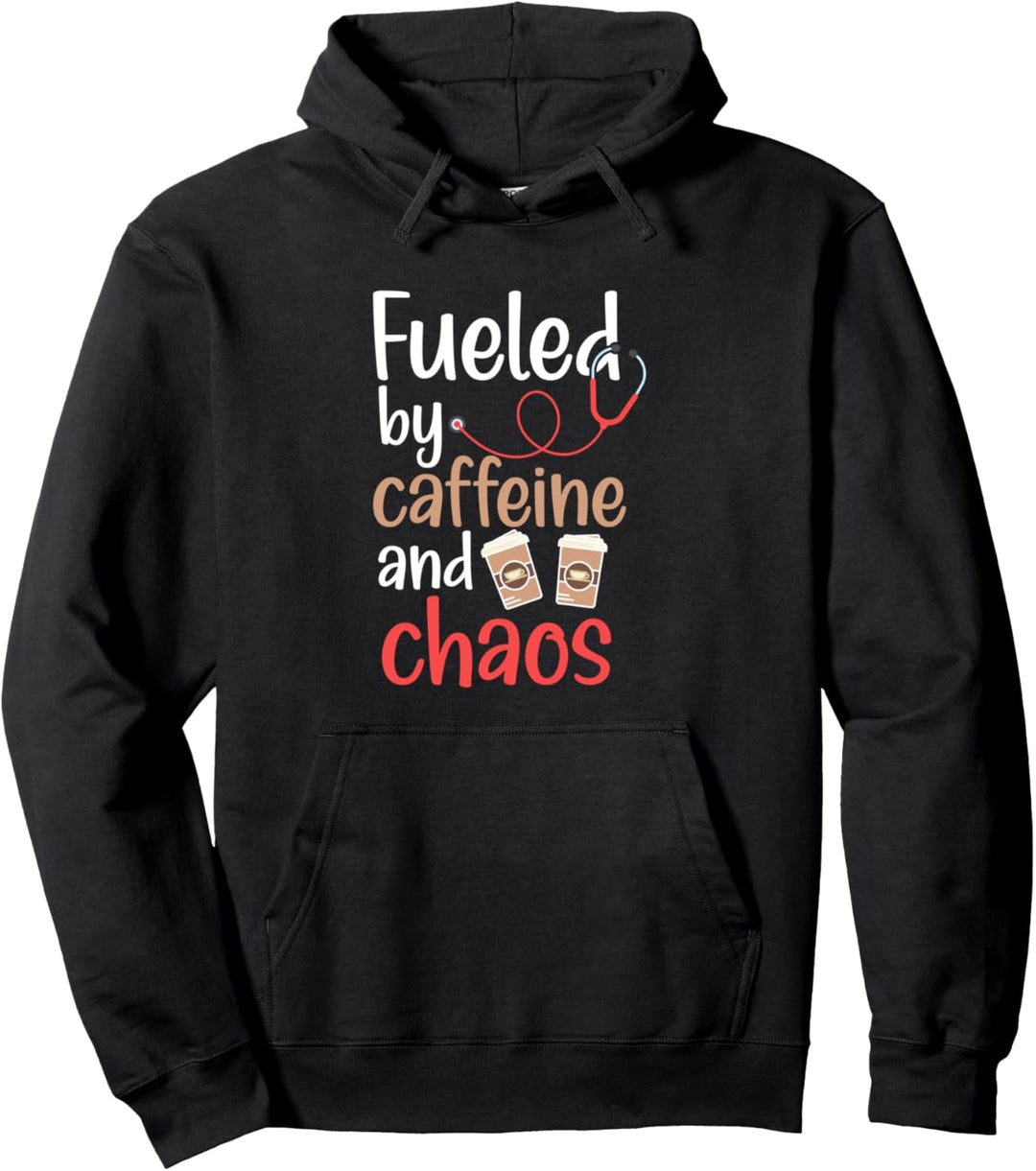 Fuel By Coffein Funny Emergency Nurse ER Nurse Pullover Hoodie