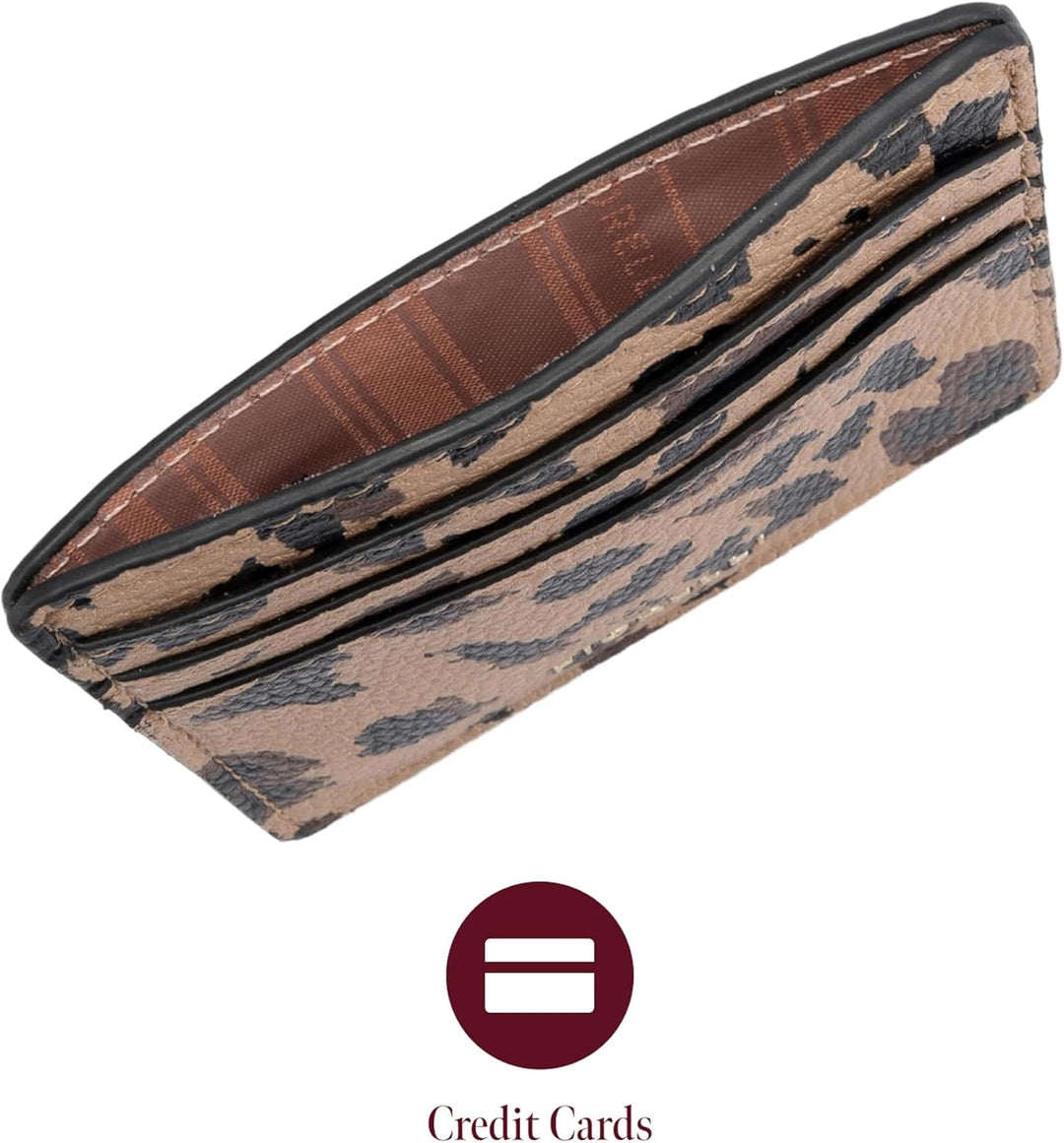 Fiorelli Women's Marnie Gift Box Card Holder Leopard Print, Leopard Print