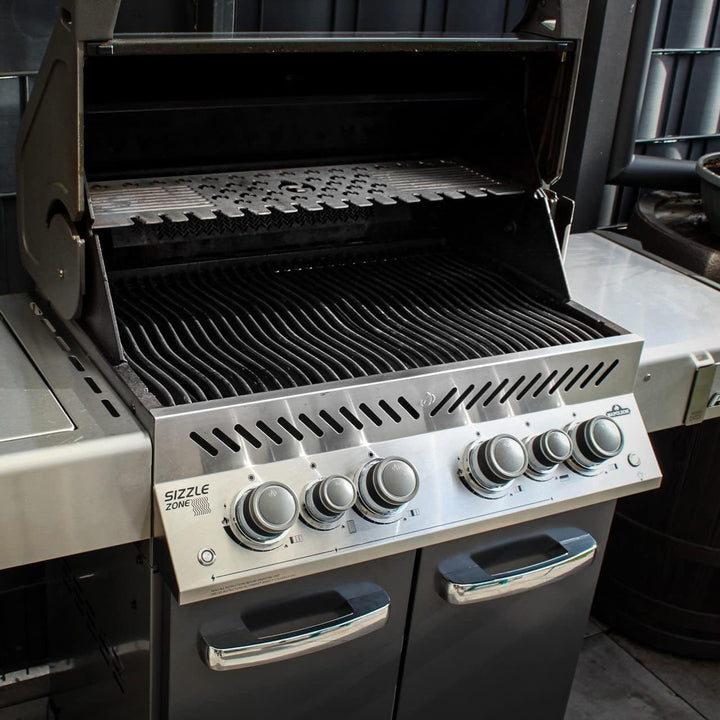 Grillrost.com Das Original Edelstahl Multistation | Warmhalterost für Napoleon Prestige 500 | mit Dr