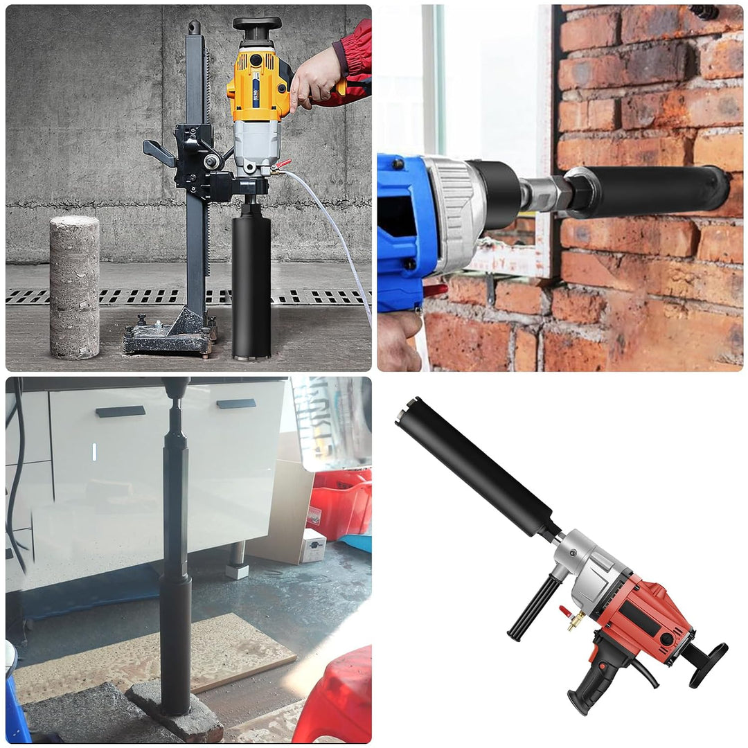 CPROSP 1¼" UNC Diamantbohrkrone 68mm mit Kernbohrer Verlängerung 400mm und SDS PLUS Adapter, Kernboh