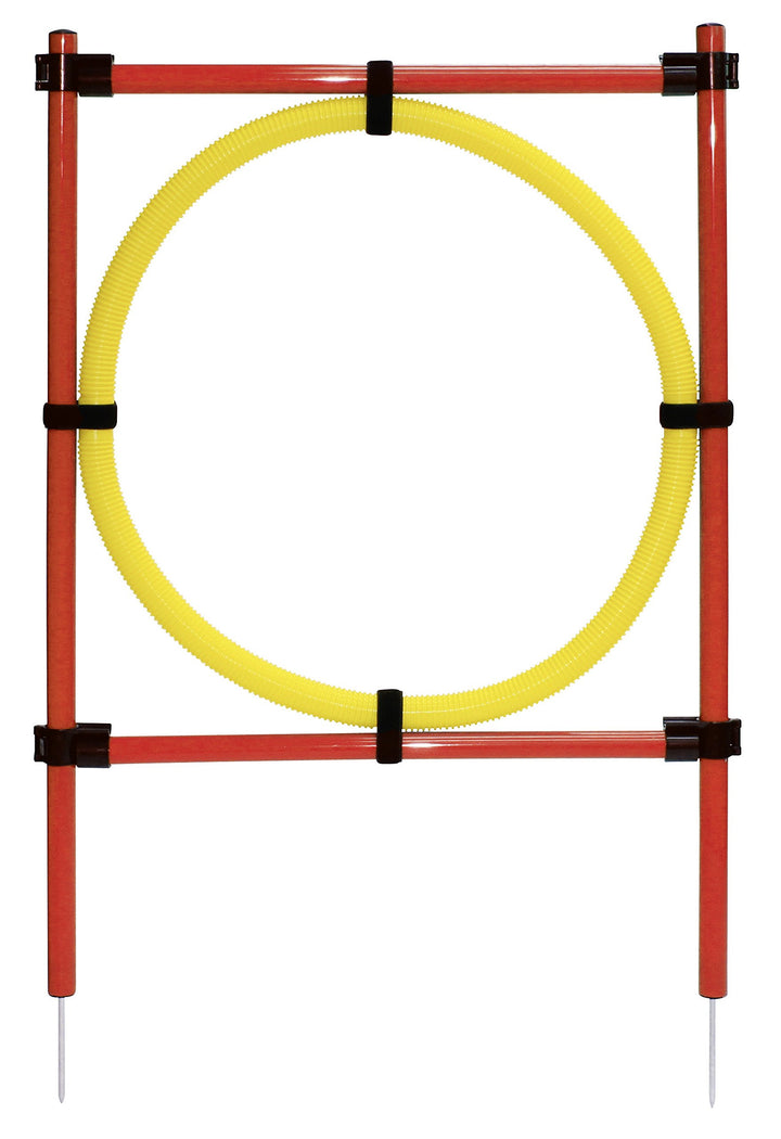 Kerbl Pet Agility Komplett-Set 3-teilig, rot/gelb