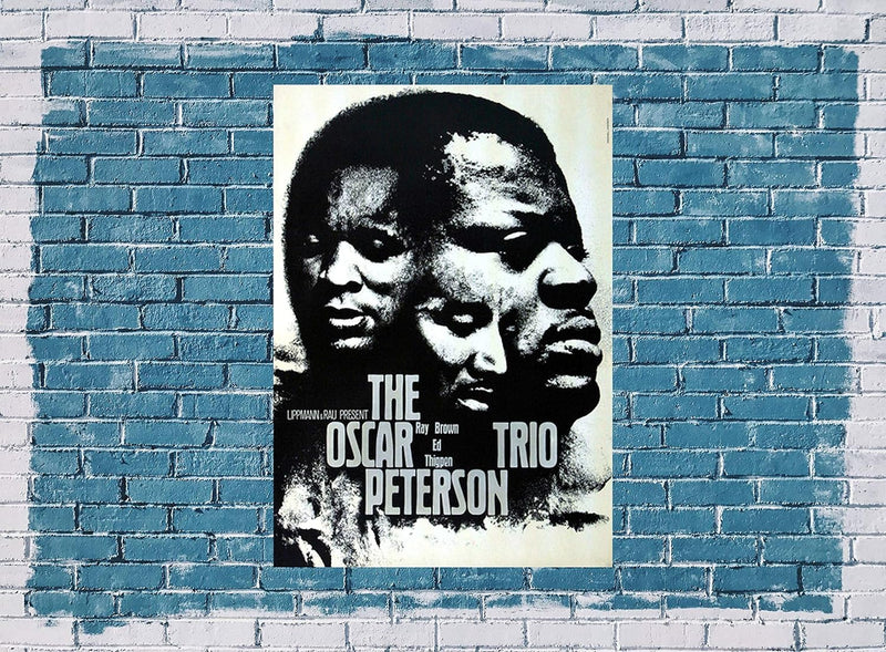 The Oscar Peterson Trio - Jazz Live, 1962 » Konzertplakat/Premium Poster | Live Konzert Veranstaltun