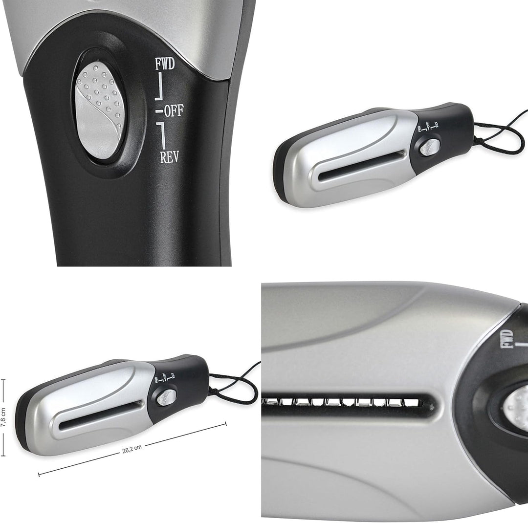 FISHTEC Elektrischer Aktenvernichter - Tragbar/Kompakt - Aktenvernichter Papiermühle - Schnellschnit