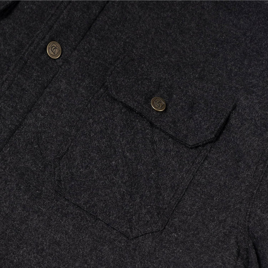 Coevals Club Herren Flanell Jacke Hemd Sherpa Holzfällerhemd Flanellhemd Langarm Kariertes Druckknöp