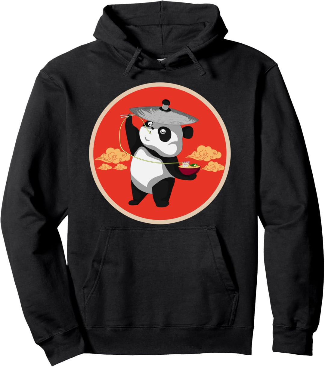 Japanischer Kawaii Panda Asiatische Nudelsuppe Japan Ramen Pullover Hoodie