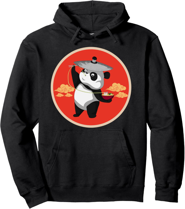 Japanischer Kawaii Panda Asiatische Nudelsuppe Japan Ramen Pullover Hoodie