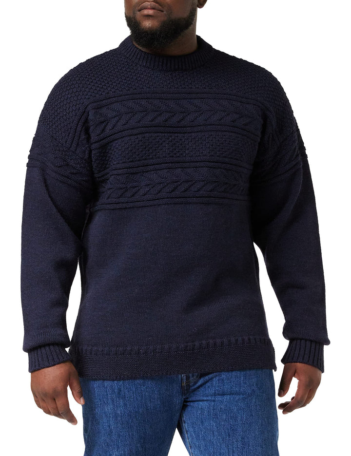 Nauticalia Rundhalsausschnitt Guernsey Navy 2XL, XXL Navy XXL, Navy XXL