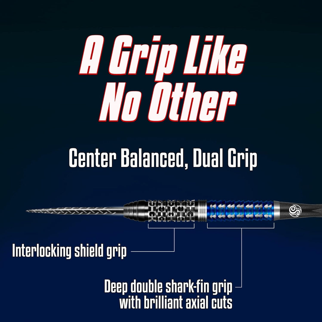 Shot! Darts Viking Raven 90% Tungsten Pro Throwing Darts Steel Tip Set Professional Made in New Zeal