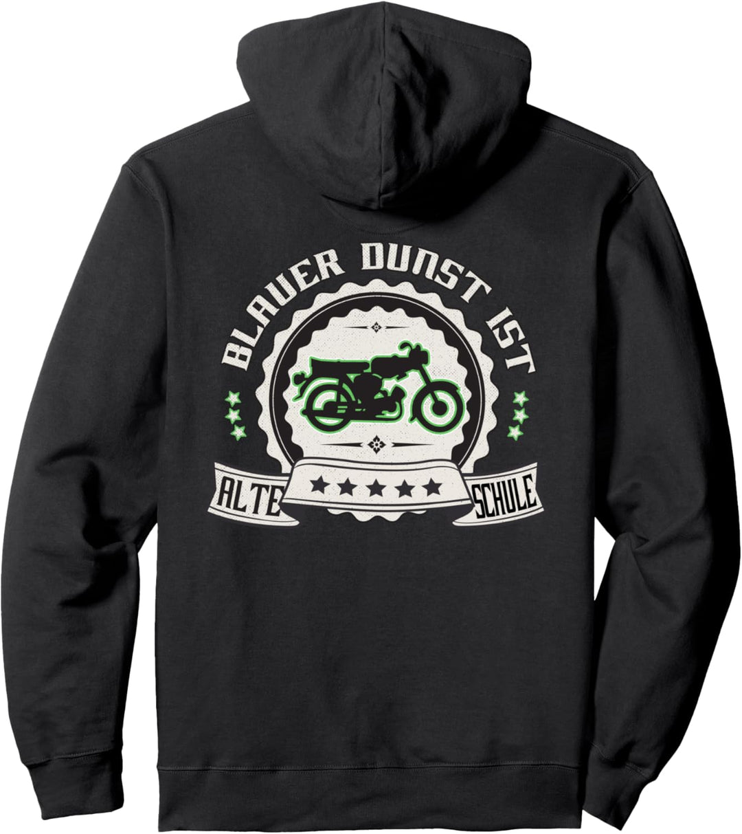 Moped Kult Retro Ostalgie Zweitakt Simme ost-moped Pullover Hoodie