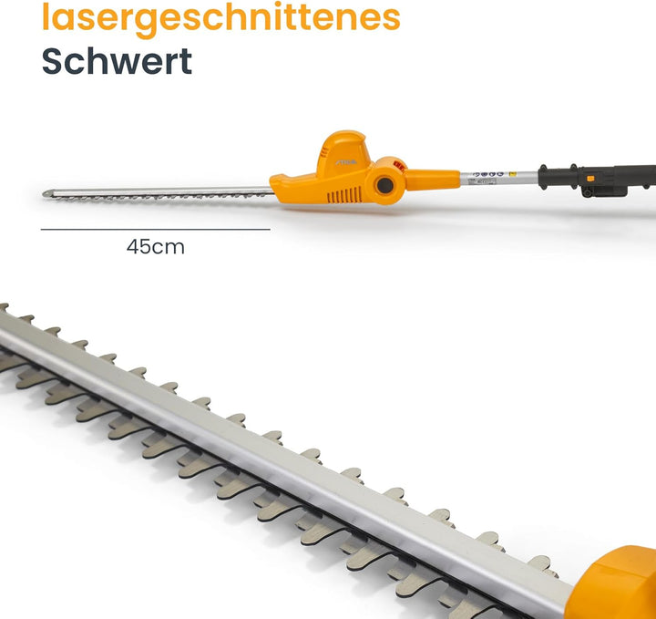 STIGA SMT 100e Kit Akku-Multifunktionswerkzeug, bis zu 70 Minuten Laufzeit, 20V-Akku (4Ah), Yellow/G