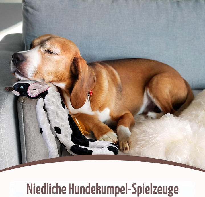 SHARLOVY Hundespielzeug ohne Füllung, 5er-Pack, Knister-Interaktives Hundespielzeug gegen Langeweile