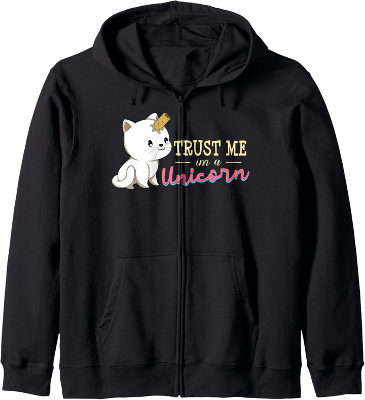 Trust Me Im A Unicorn Kapuzenjacke