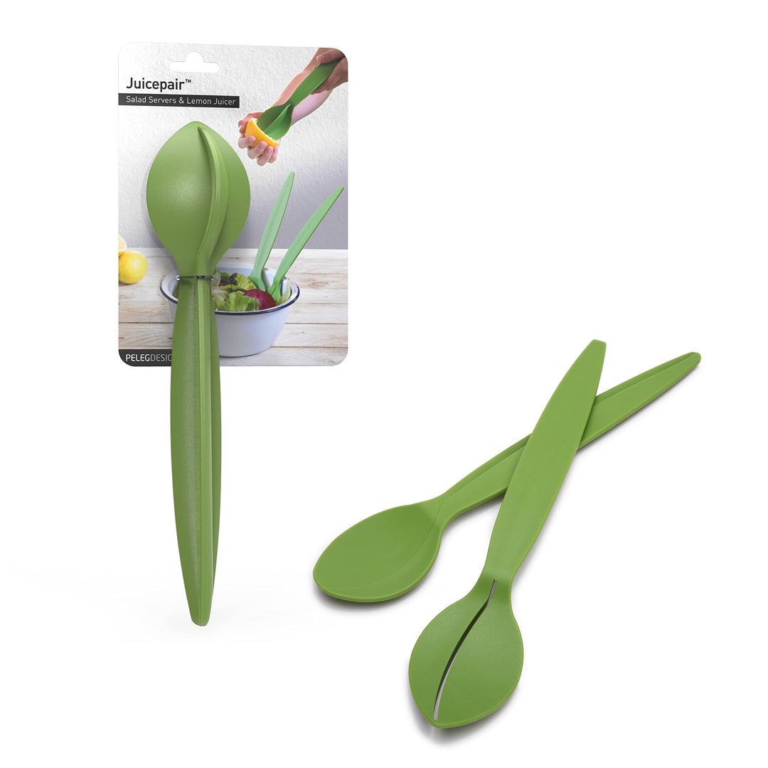 PELEG DESIGN 16919-Salatbesteck Salatbesteck Grun One Size