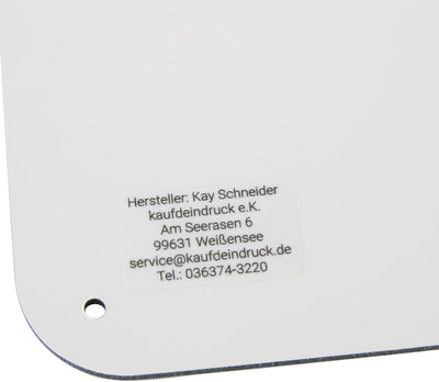 Schild Ladendiebstahl Diebstahl Sachbeschädigung Anzeige aus Aluminium-Verbundmaterial 3mm stark 40