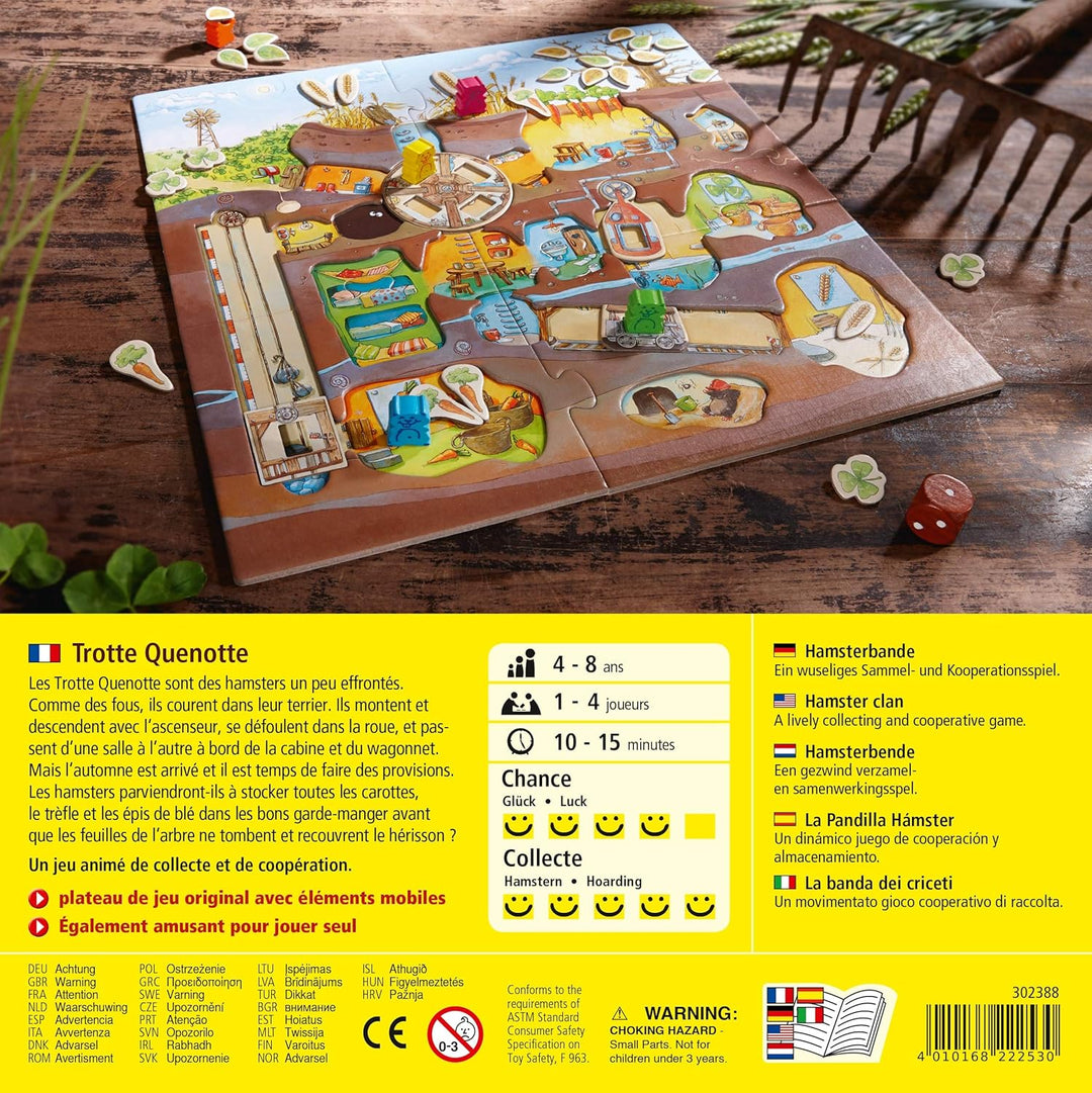 HABA 302388 – Trotte Quenotte – EIN kooperatives Gesellschaftsspiel, um Kindern zu helfen, Probleme