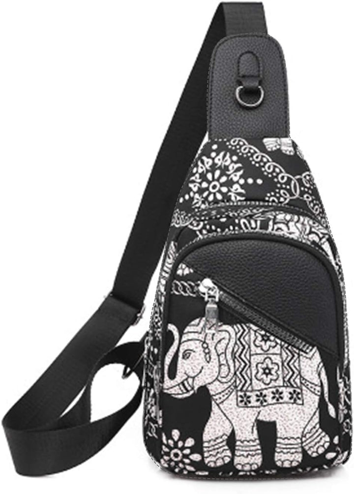 FANDARE Damen-Brusttasche, modisch, Umhängetasche, Umhängetasche, Schultertasche, für Wandern, Outdo