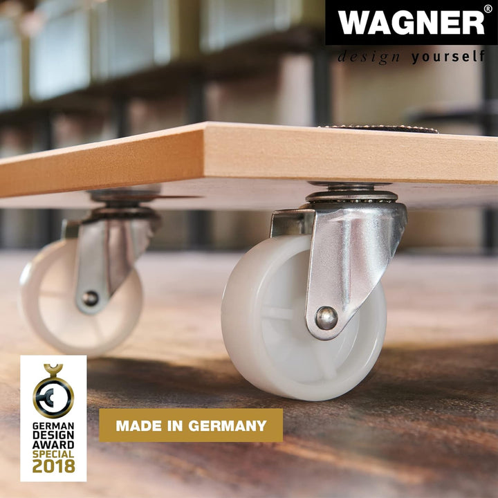 WAGNER Transporthilfe MM 1319 I 57,5 x 30 x 10 cm - Tragkraft 200 kg - Spezialbeschichtung I Anti-Ru