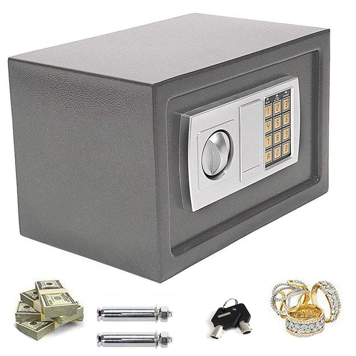Tresor Elektronik Zahlenschloss 8.5L 31x20x20cm Doppelstahlbolzen Montagematerial Safe Möbeltresor G