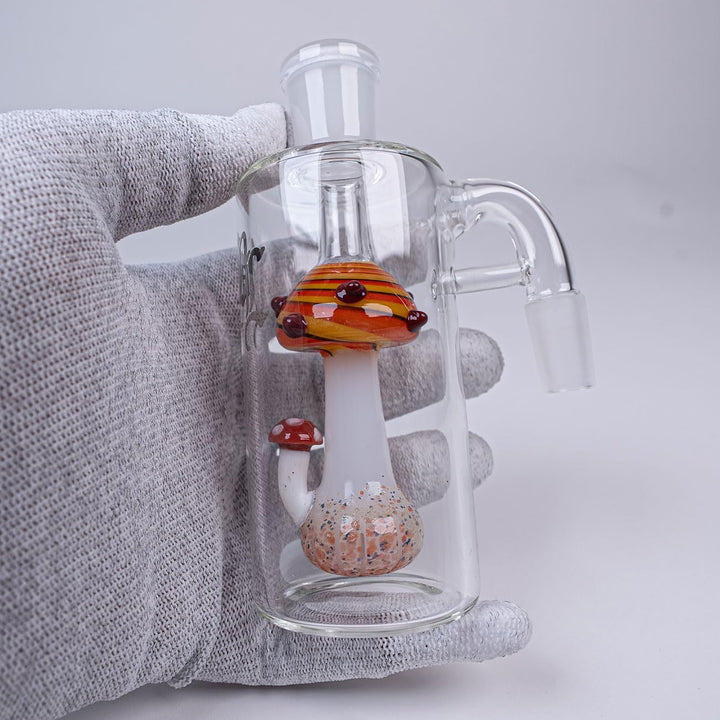 Black Leaf Vorkühler MUSHROOM - Borosilikatglas, Duschkopf-Perkolator, 13 cm