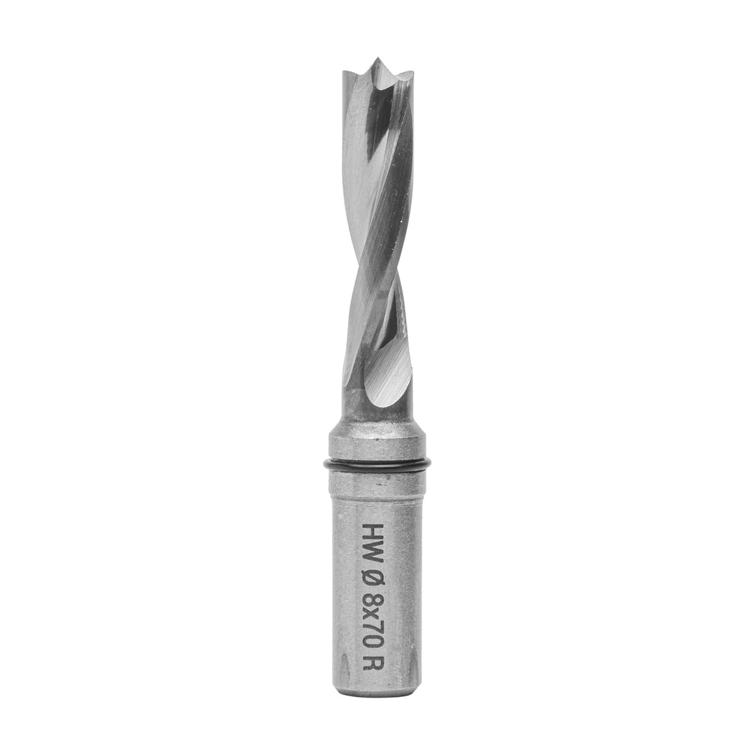 ENT 22745 Dübelbohrer VHW, Schaft (S) 10 mm, Durchmesser (D) 8 mm, NL 30 mm, SL 30 mm, L 70 mm, Rech