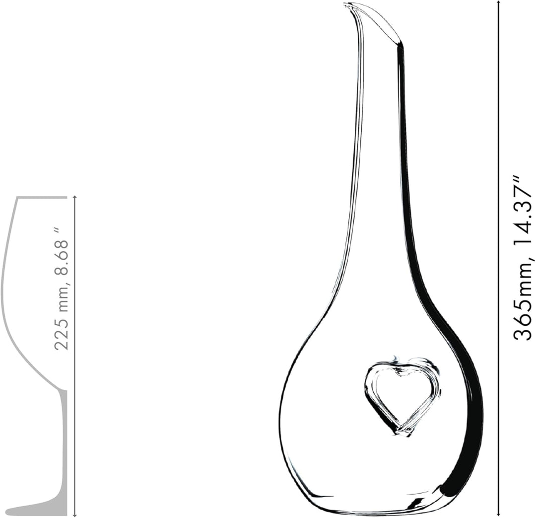 RIEDEL Black Tie Bliss Dekanter Schwarz, Schwarz