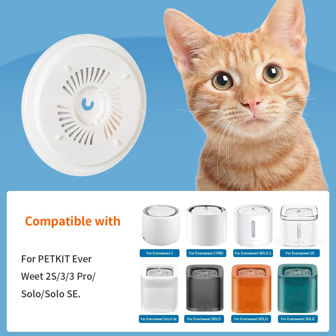 Wasserspender für Katzen und Hunde, kompatibel mit PETKIT Ever Weet 2S/3/3 Pro/Solo/Solo SE, mit Fil