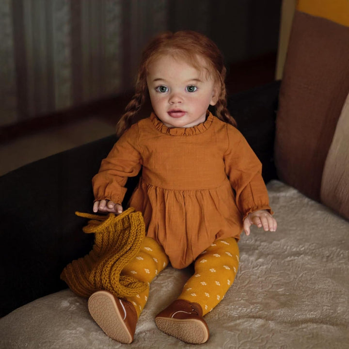 Zero pam Grosse Grösse Reborn Baby Mädchen-65CM Reborn Puppen Lebensecht, Babypuppe Wie Echtes, Sili