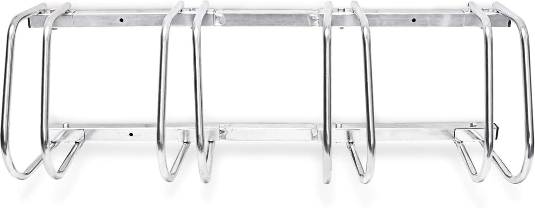 2 x Fahrradständer, Für 4 Fahrräder, Boden- und Wandmontage, Mehrfachständer, HBT: ca. 26 x 100 x 32