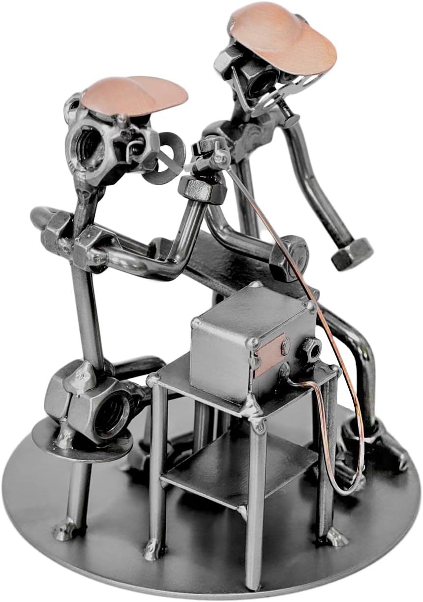 metalman24 Schraubenmännchen Tätowierer taatoo I Handarbeit I Geschenkidee I Metallfigur I Metallmän