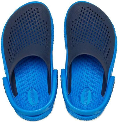 Crocs unisex-child Literide 360 Clog Clog, Navy/Bright Cobalt, 23/24 EU