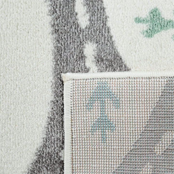 Paco Home Kinderteppich Teppich Kinderzimmer Spielteppich Pastell Junge Mädchen Auto Strasse Haus Cr