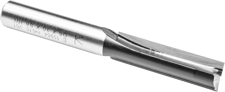 ENT 10954 Nutfräser HW, Schaft (S) 8 mm, Durchmesser (D) 8 mm, NL 30 mm, SL 32 mm, GL 65 mm, mit Har