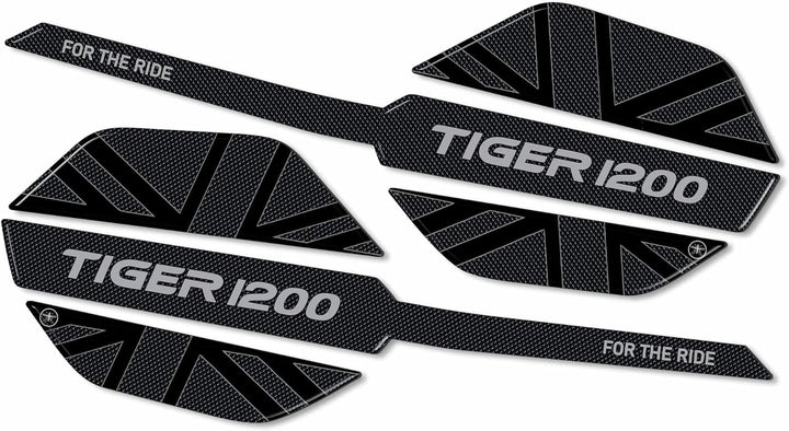 labelbike - 3D-Aufkleber Handschutz kompatibel mit Triumph Tiger 1200 GT - GT Pro - Rally Pro 2022