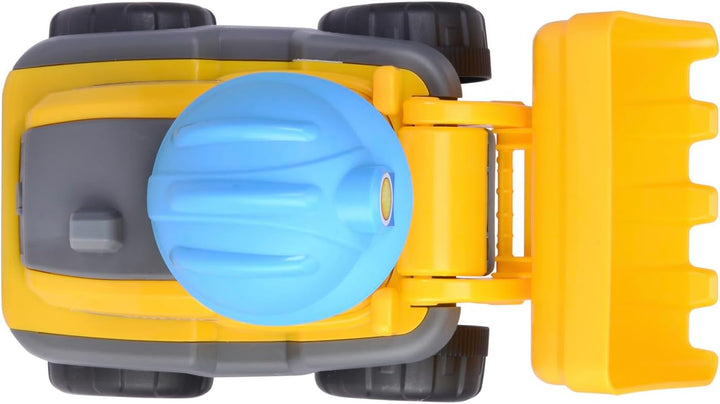 ABC - Baustellenfahrzeug Lucy Loader (25 cm) für Kinder ab 1 Jahr - grosser Volvo Radlader mit Bagge