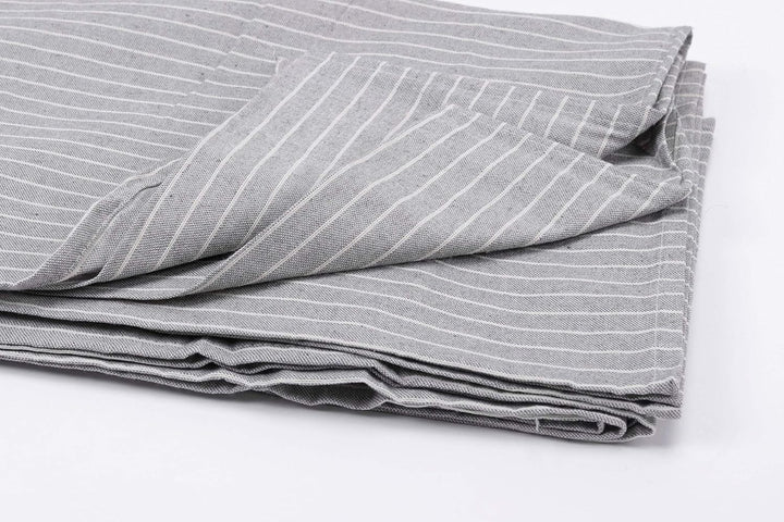 HomeLife - Sofabezug für 2-Sitzer-Sofa, elegant, gestreift, Bezug aus Baumwolle für Sofa, Schutz vor