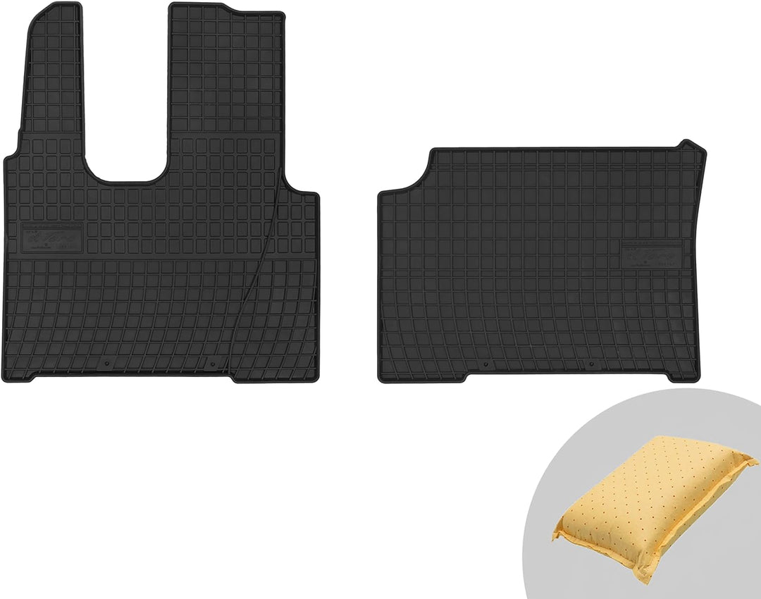 FROGUM EL Toro Gummimatten Ganzjähriges-Set von Autofussmatte Auto Fussmatten für Mercedes-Benz Actr